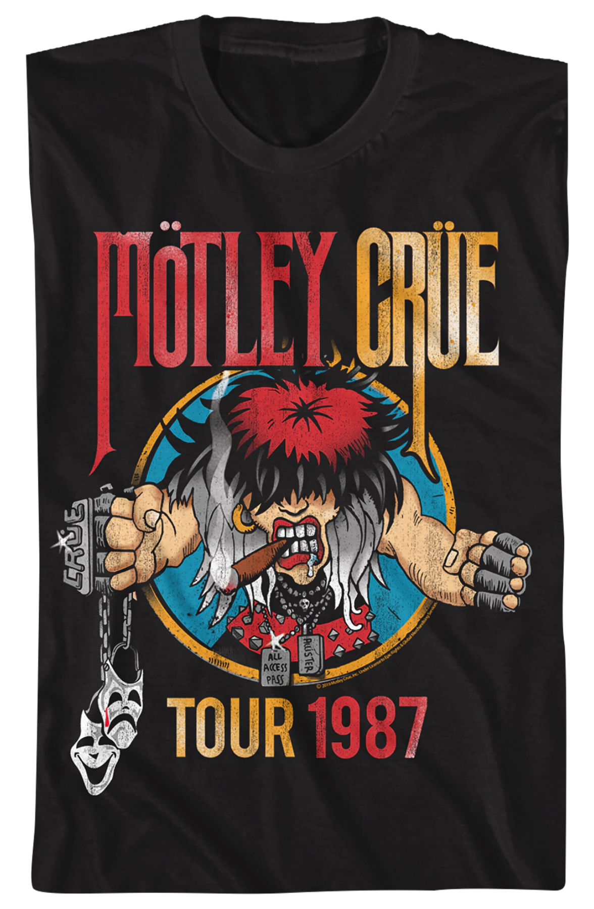 1987 Tour Motley Crue T-Shirt Hoodie, Sweatshirt | CiraTrend.com (Image 2)