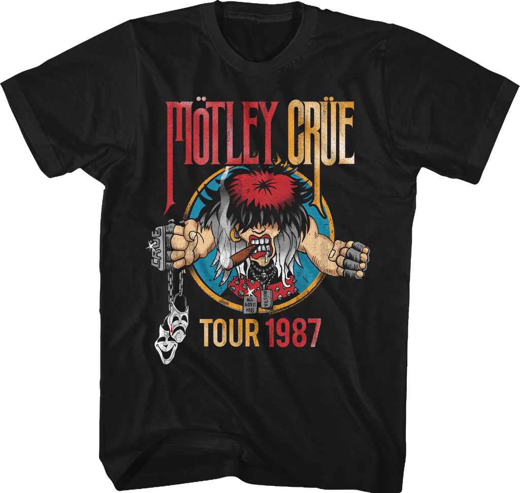 1987 Tour Motley Crue T-Shirt Hoodie, Sweatshirt | CiraTrend.com (Image 1)