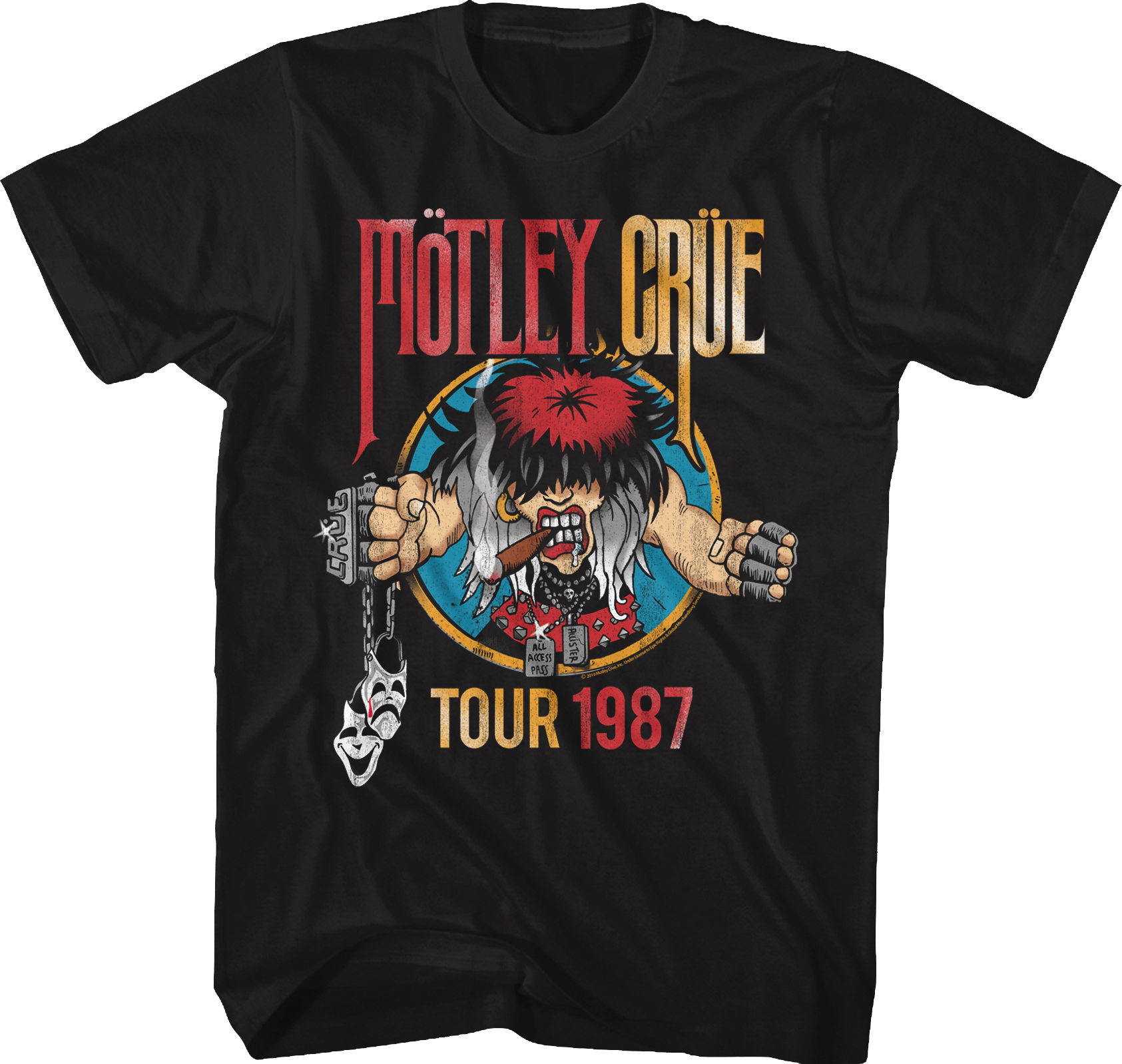 1987 Tour Motley Crue T-Shirt Hoodie, Sweatshirt | CiraTrend.com (Image 1)