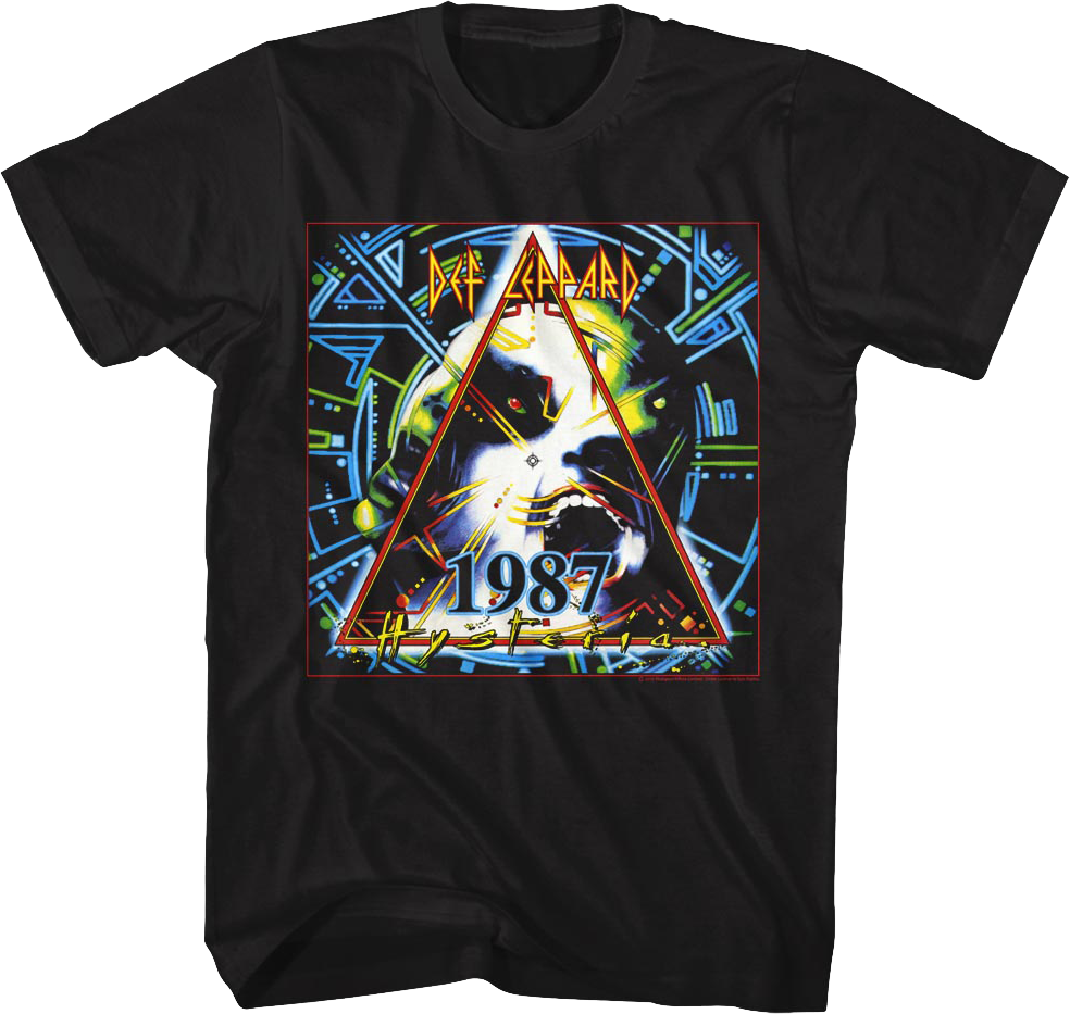 1987 World Tour Def Leppard T-Shirt Hoodie, Sweatshirt | CiraTrend.com (Image 1)