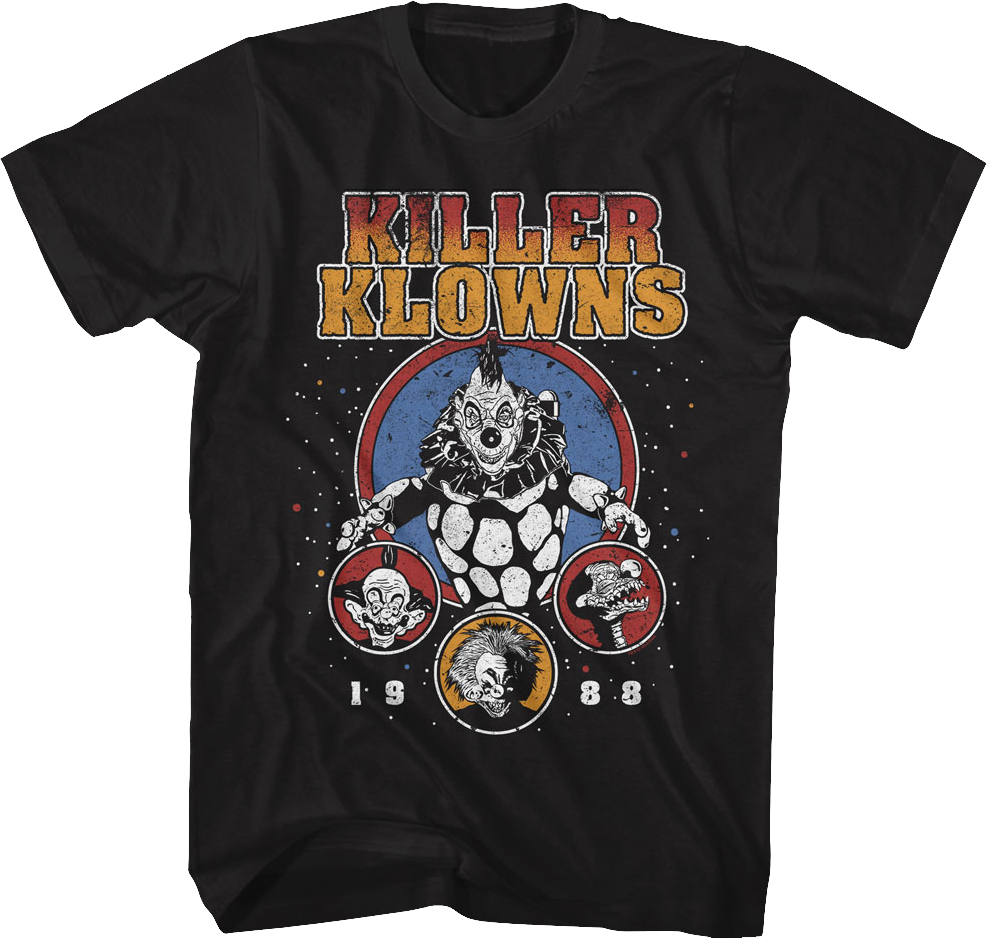 1988 Collage Killer Klowns Outer Space T-Shirts, Hoodie, Sweatshirt