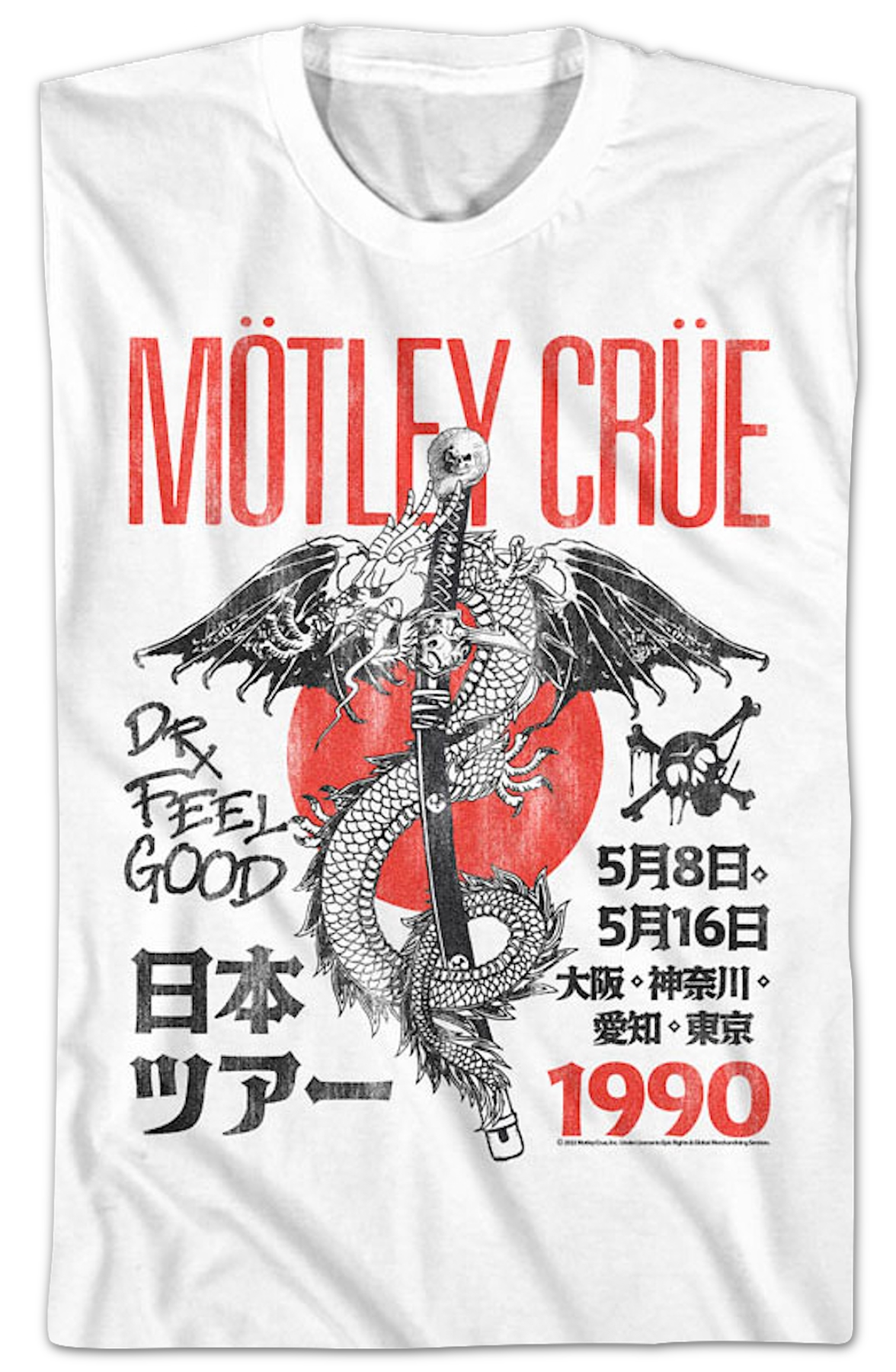 1990 Dr. Feelgood Tour Motley Crue T-Shirts, Hoodie, Sweatshirt
