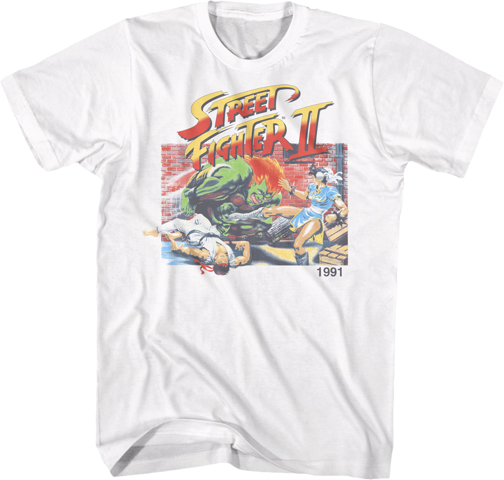 1991 Poster Street Fighter T-Shirts, Hoodie, Sweatshirt