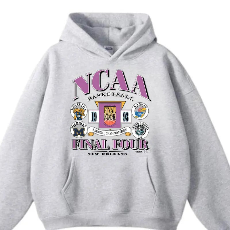 1993 NCAA Final Tour Hoodie, Vintage Basketball Championship Hoodie, NCAA Shirt, Graphic Printed Tee, Cotton Fabric, Gift...