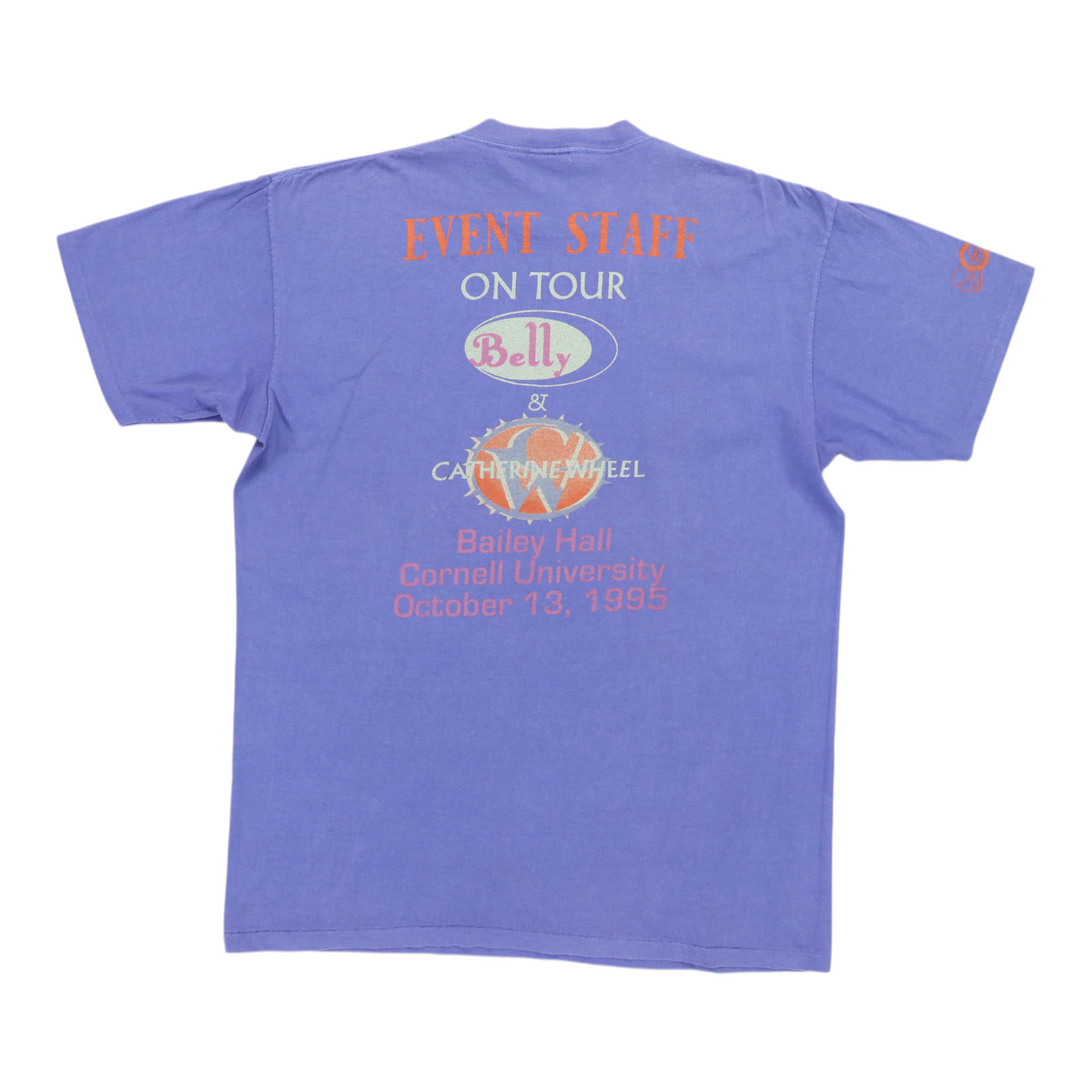 1995 Belly Catherine Wheel Cornell Concert Staff Shirt