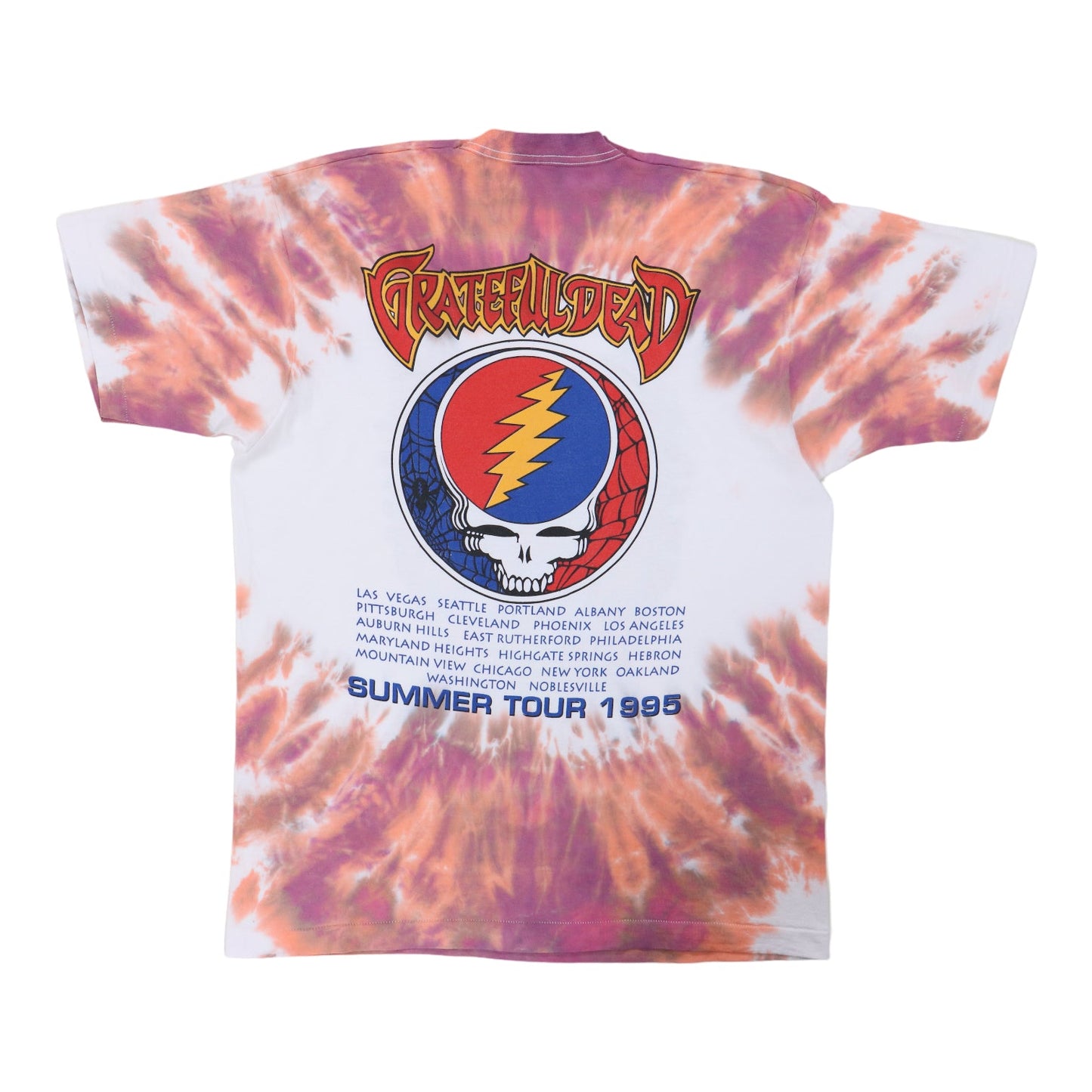 1995 Grateful Dead Summer Tour Tie Dye Shirt Style005