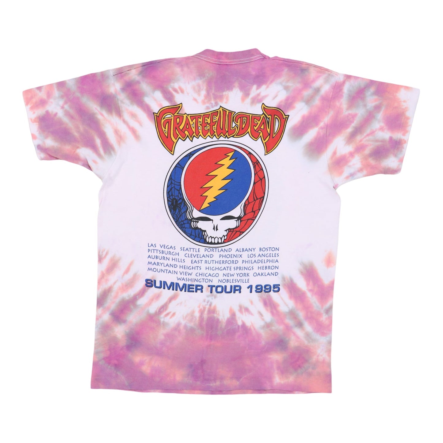 1995 Grateful Dead Summer Tour Tie Dye Shirt Style007