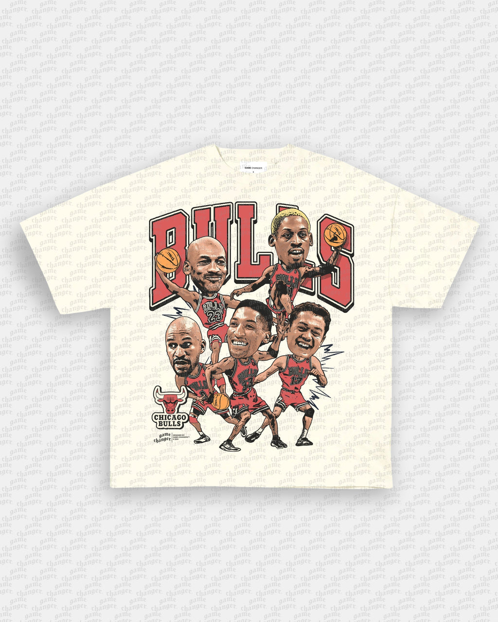 1996 BIG HEAD BULLS TEE