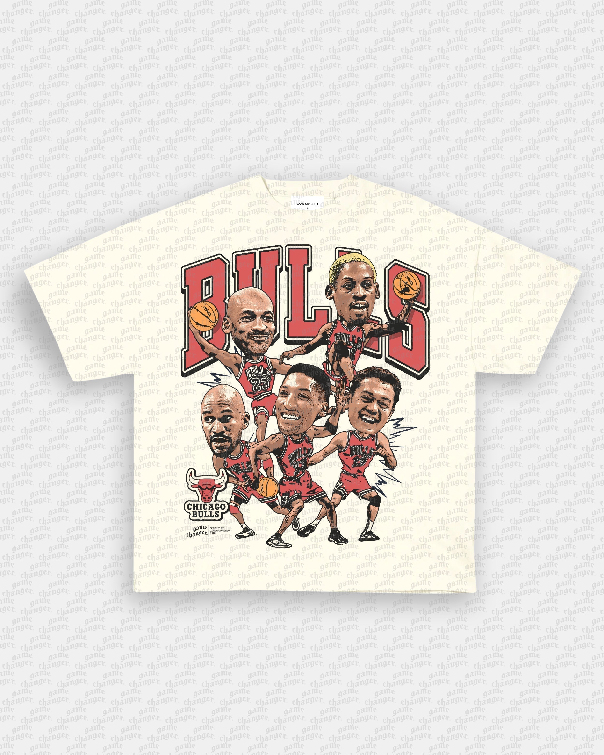 1996 BIG HEAD BULLS TEE