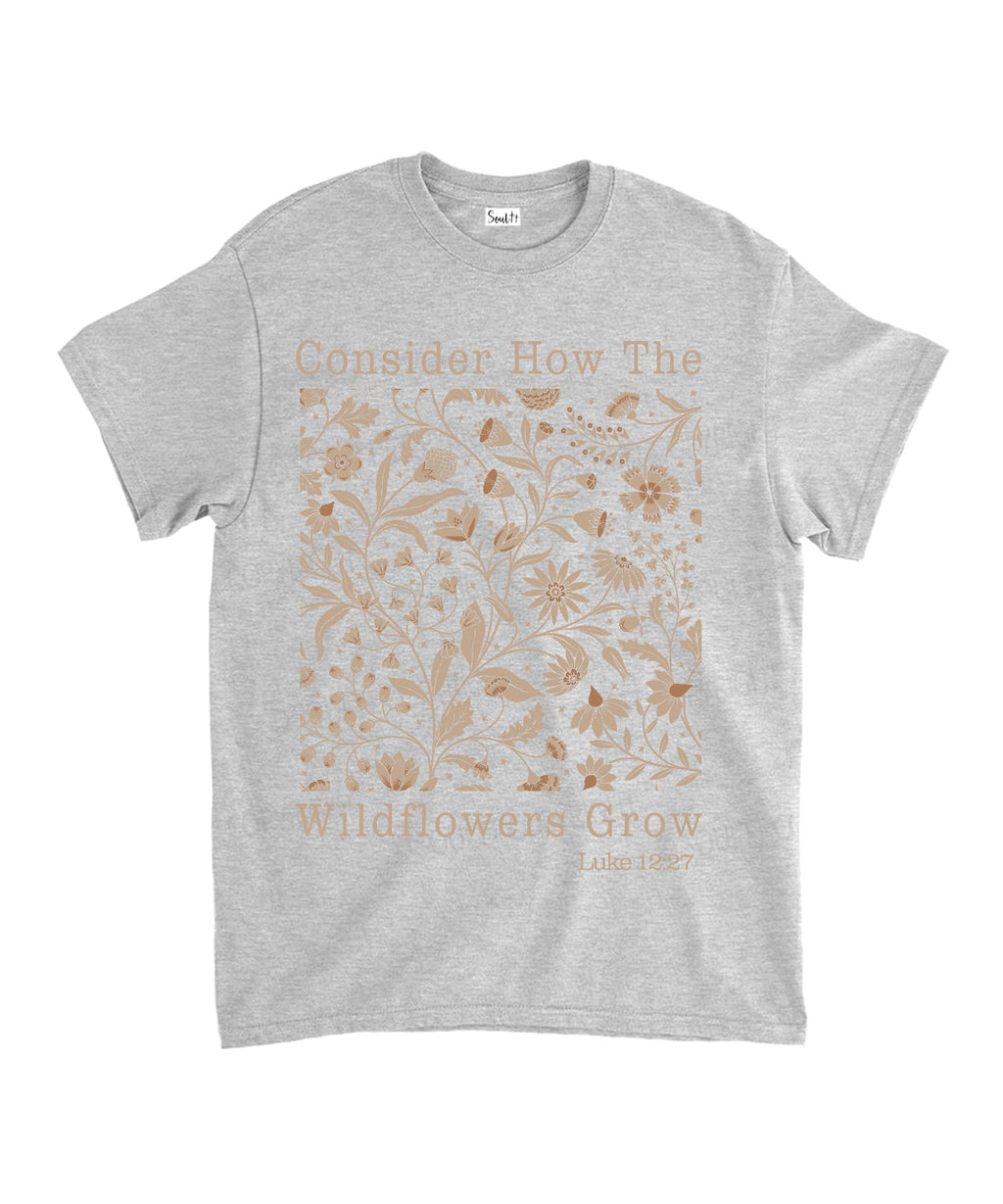 Daisy Consider How The Wildflower Grow Unisex Cotton Christian T-Shirt Hoodie, Sweatshirt | CiraTrend.com (Image 3)