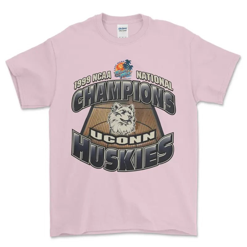 1999 Uconn Huskies NCAA Final Four T-Shirt, graphic vintage sports tees for men Hoodie, Sweatshirt | CiraTrend.com