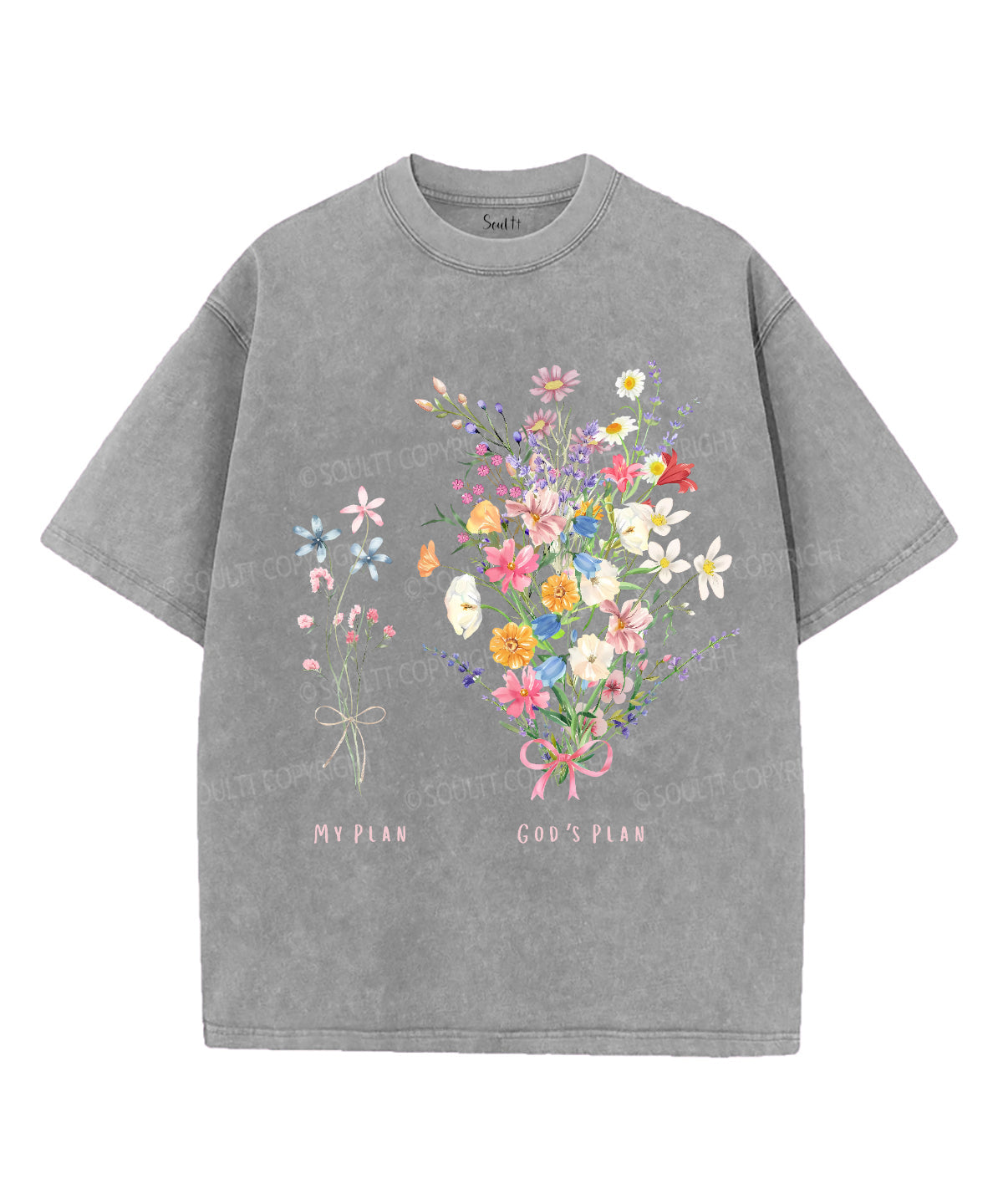 My PlanÃ¯Â¼Å“God Plan Unisex Washed Christian T-shirt Hoodie, Sweatshirt | CiraTrend.com (Image 2)