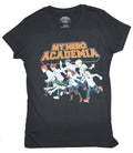 My Hero Academia Girls Juniors T-Shirt - Running Under Logo Hoodie, Sweatshirt | CiraTrend.com