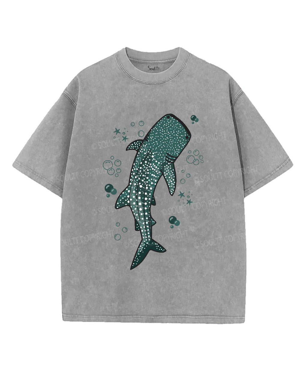 Whale Shark Unisex Washed Christian T-shirt Hoodie, Sweatshirt | CiraTrend.com (Image 3)