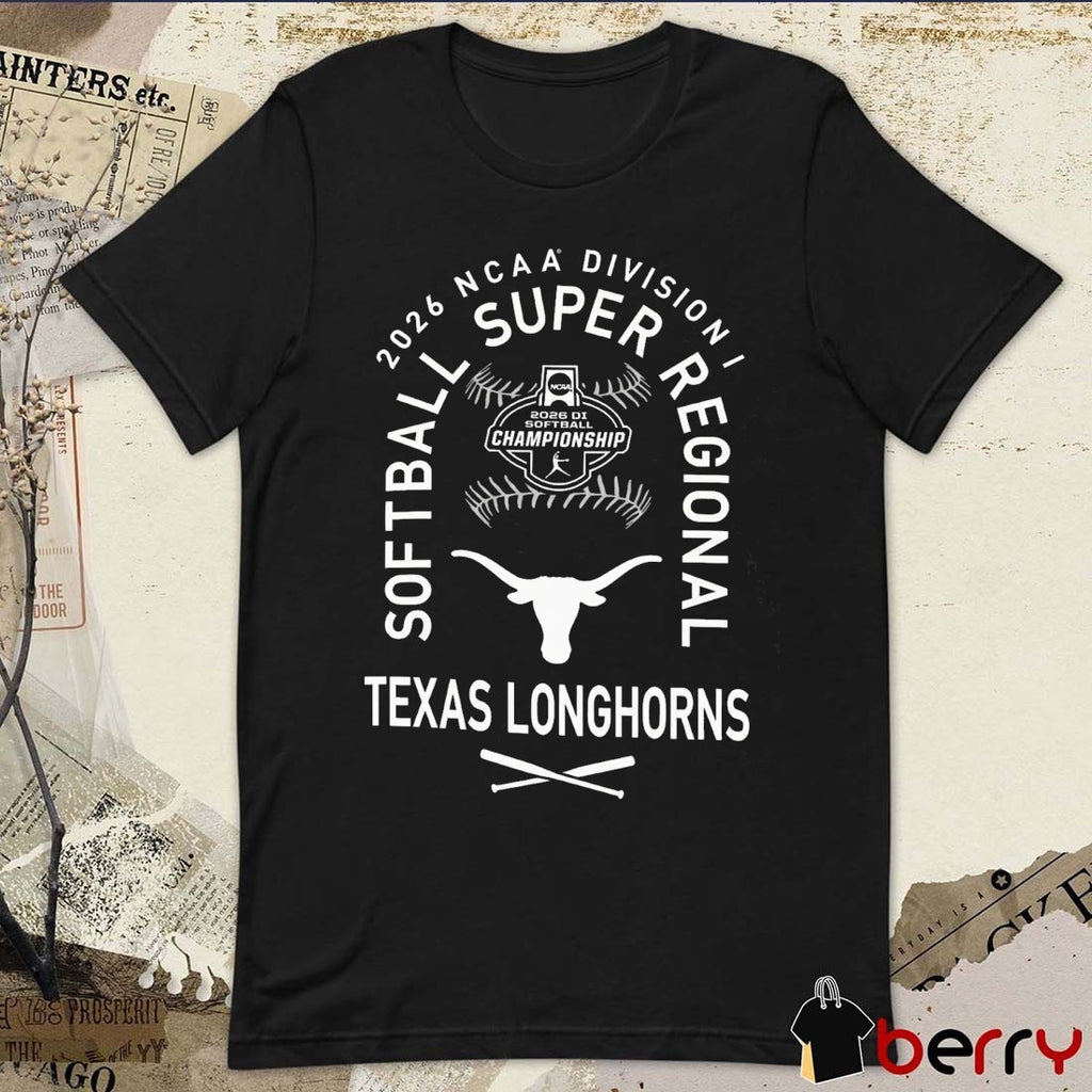 Texas Raiders 2026 NCAA Division I Softball Super Regionals Champion t-shirt