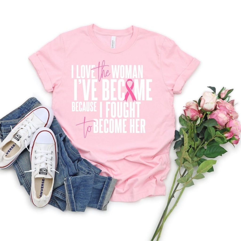 I Love The Women I've Become Breast Cancer Awareness Shirt Hoodie, Sweatshirt | CiraTrend.com (Image 3)
