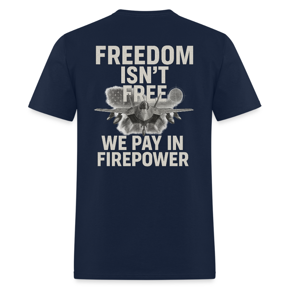 Freedom Isn’t Free – We Pay in Firepower T Shirt Hoodie, Sweatshirt | CiraTrend.com (Image 5)