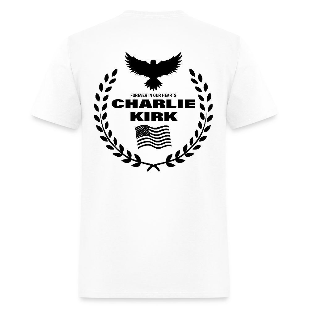 Freedom Charlie Kirk Forever In Our Hearts T Shirt - 3 Hoodie, Sweatshirt | CiraTrend.com (Image 2)