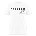 Charlie Kirk Freedom Never Give Up T Shirt Hoodie, Sweatshirt | CiraTrend.com (Image 1)