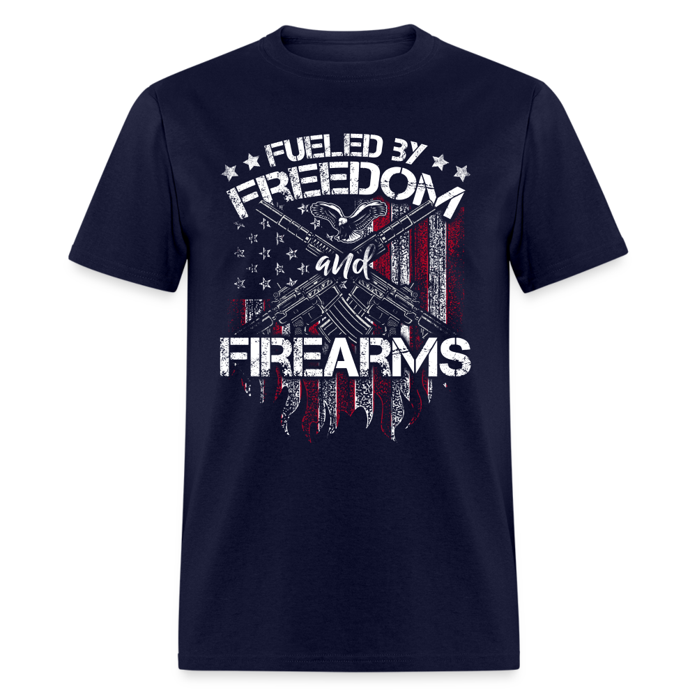 Fueled By Freedom And Firearms T Shirt Hoodie, Sweatshirt | CiraTrend.com (Image 3)