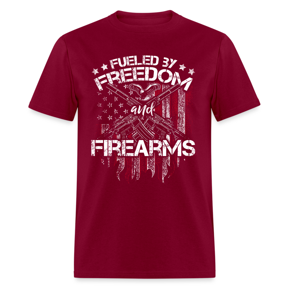 Fueled By Freedom And Firearms T Shirt Hoodie, Sweatshirt | CiraTrend.com (Image 2)