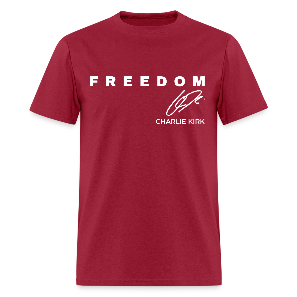 Freedom Thank You Charlie Kirk Signature A True Patriot 31 T Shirt Hoodie, Sweatshirt | CiraTrend.com (Image 1)