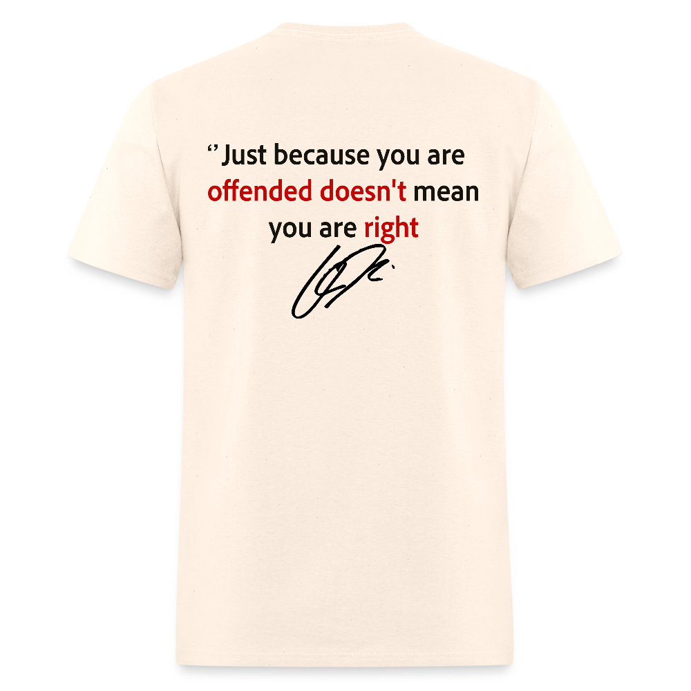 Freedom Charlie Kirk Just Because You Are Offended T Shirt Hoodie, Sweatshirt | CiraTrend.com (Image 4)
