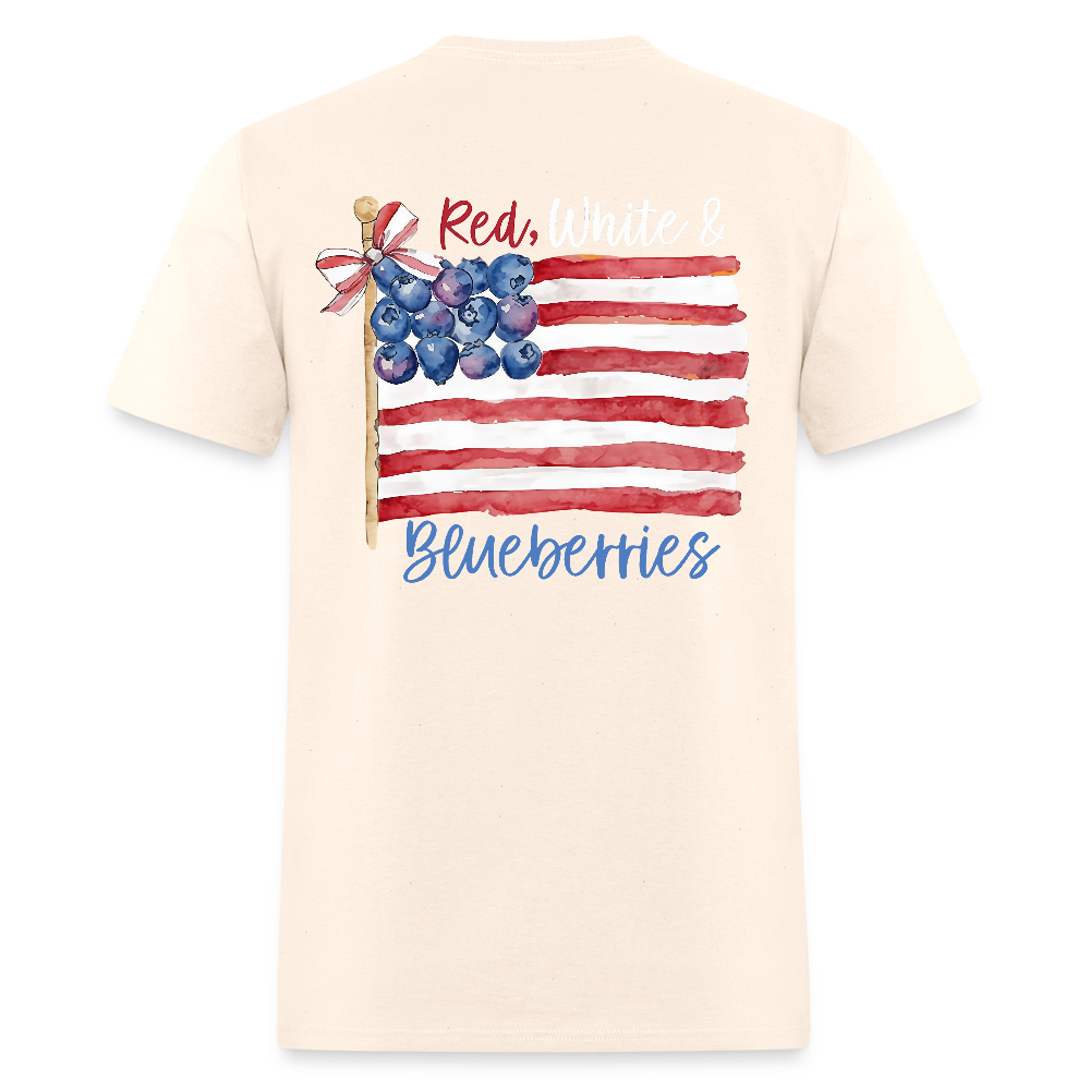 Freedom Red White & Blueberries Coquette Flag T Shirt Hoodie, Sweatshirt | CiraTrend.com (Image 4)
