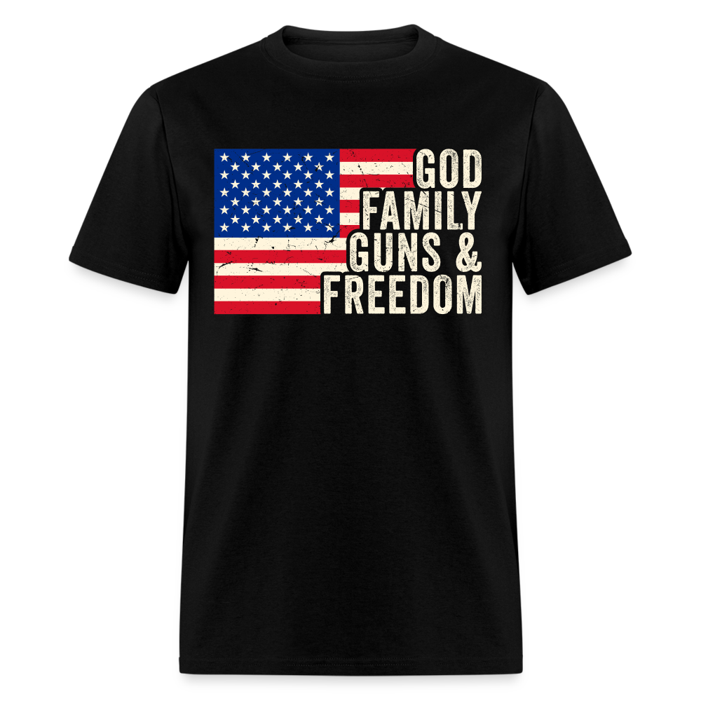 God Family Guns & Freedom T Shirt Hoodie, Sweatshirt | CiraTrend.com (Image 1)