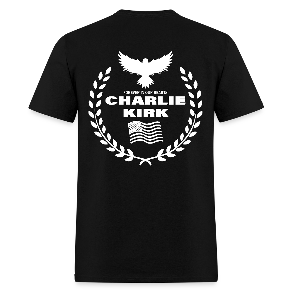 Freedom Charlie Kirk Forever In Our Hearts T Shirt Hoodie, Sweatshirt | CiraTrend.com (Image 2)