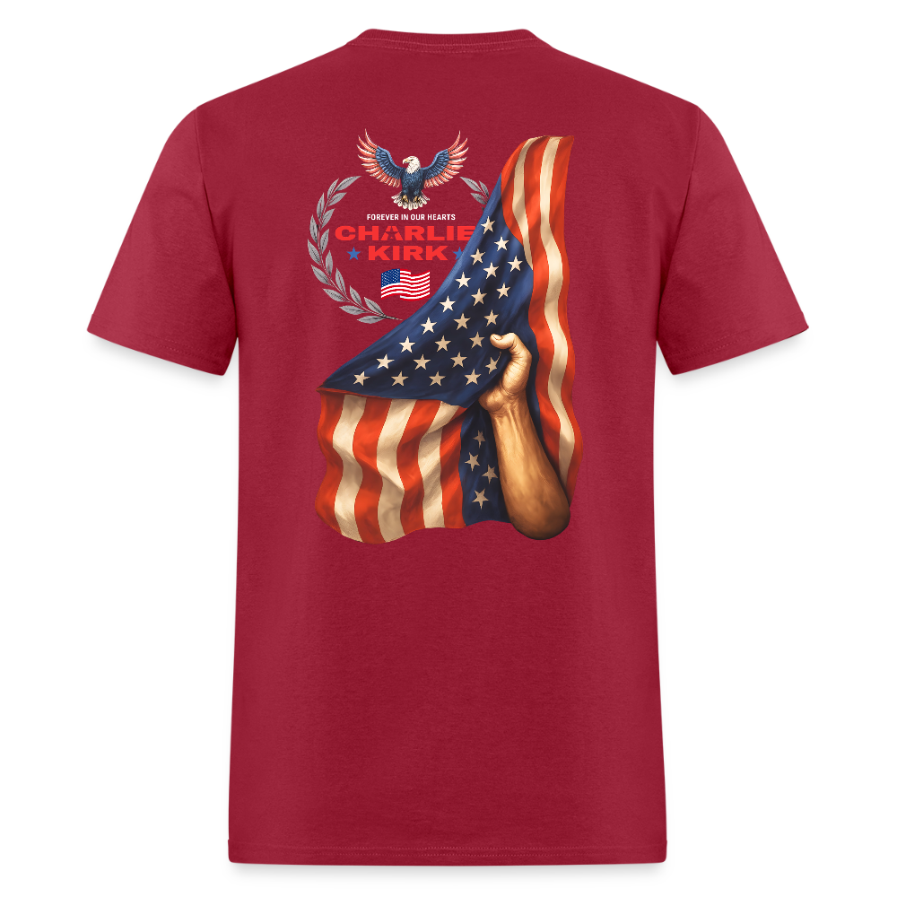 Freedom Bald Eagle Charlie Kirk Forever In Our Hearts T Shirt Hoodie, Sweatshirt | CiraTrend.com (Image 4)