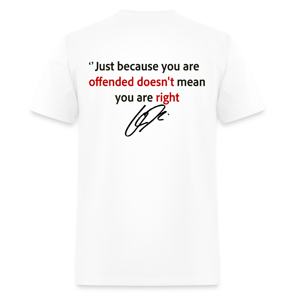 Freedom Charlie Kirk Just Because You Are Offended T Shirt Hoodie, Sweatshirt | CiraTrend.com (Image 2)
