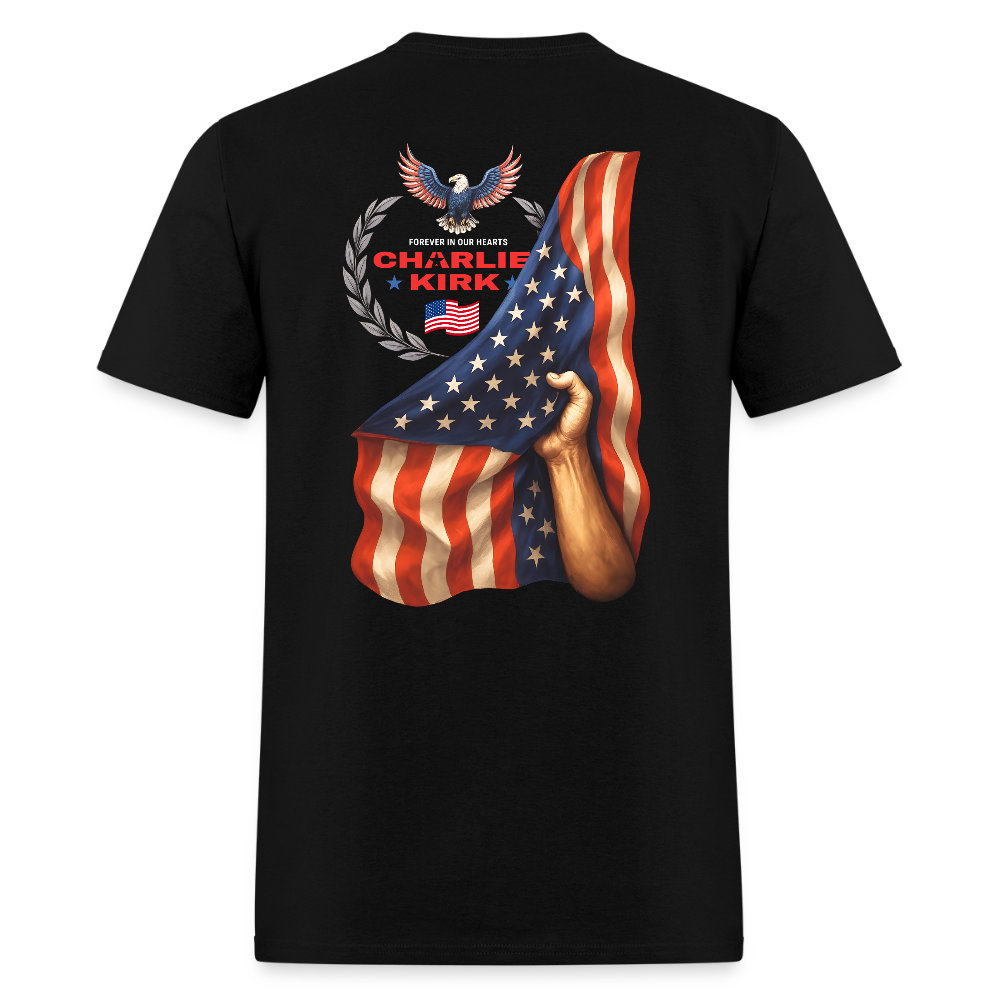 Freedom Bald Eagle Charlie Kirk Forever In Our Hearts T Shirt Hoodie, Sweatshirt | CiraTrend.com (Image 2)