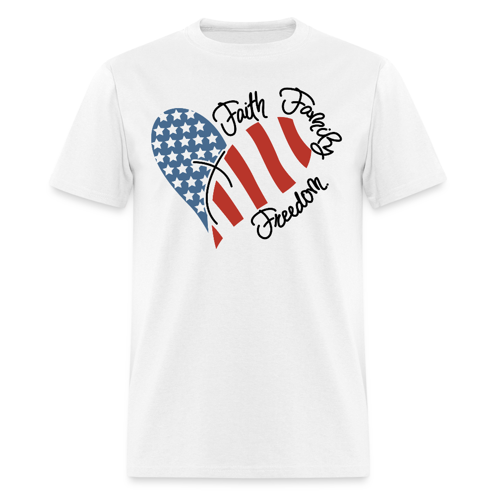 Faith Family Freedom American Flag T Shirt Hoodie, Sweatshirt | CiraTrend.com (Image 1)