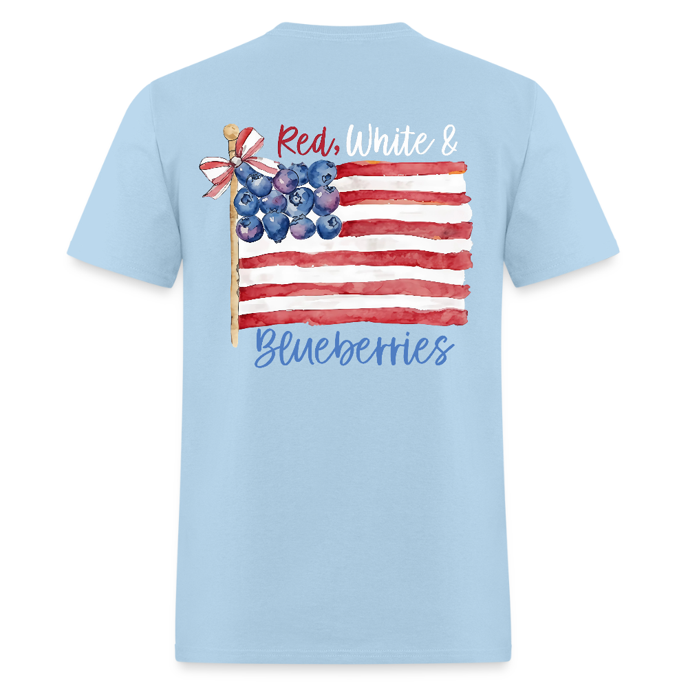 Freedom Red White & Blueberries Coquette Flag T Shirt Hoodie, Sweatshirt | CiraTrend.com (Image 2)