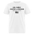 God, Family, Country, and Freedom T Shirt Hoodie, Sweatshirt | CiraTrend.com (Image 1)
