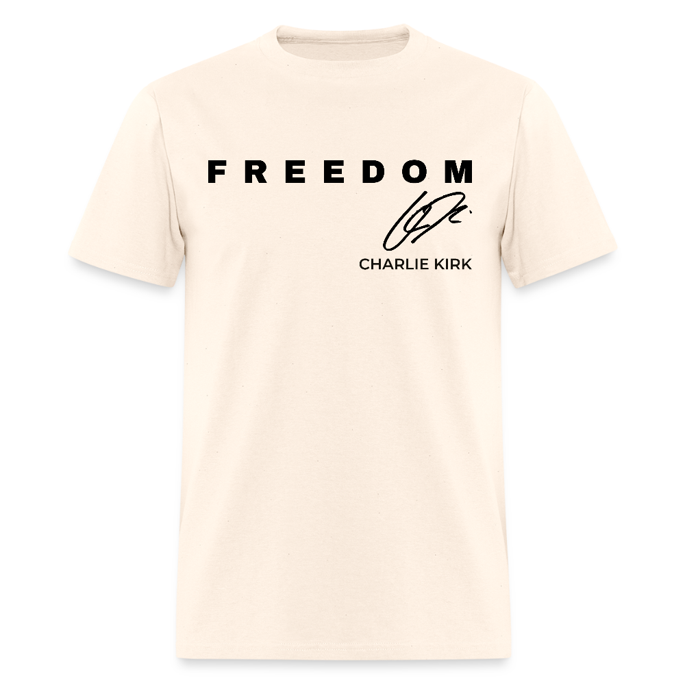 Charlie Kirk Freedom Never Give Up T Shirt Hoodie, Sweatshirt | CiraTrend.com (Image 3)