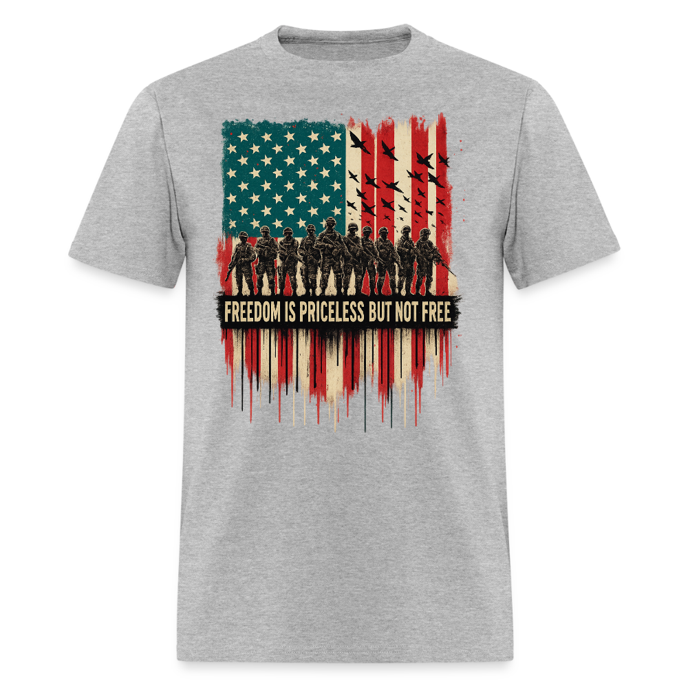 Freedom is Priceless but not Free Veteran T Shirt Hoodie, Sweatshirt | CiraTrend.com (Image 3)