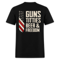 Guns Titties Beer & Freedom T Shirt Hoodie, Sweatshirt | CiraTrend.com (Image 1)