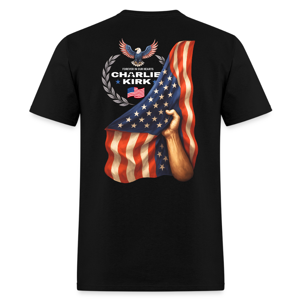 Freedom Bald Eagle Charlie Kirk Forever In Our Hearts T Shirt - 2 Hoodie, Sweatshirt | CiraTrend.com (Image 4)