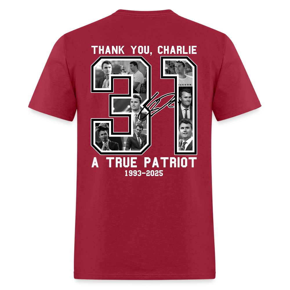 Freedom Thank You Charlie Kirk Signature A True Patriot 31 T Shirt Hoodie, Sweatshirt | CiraTrend.com (Image 2)