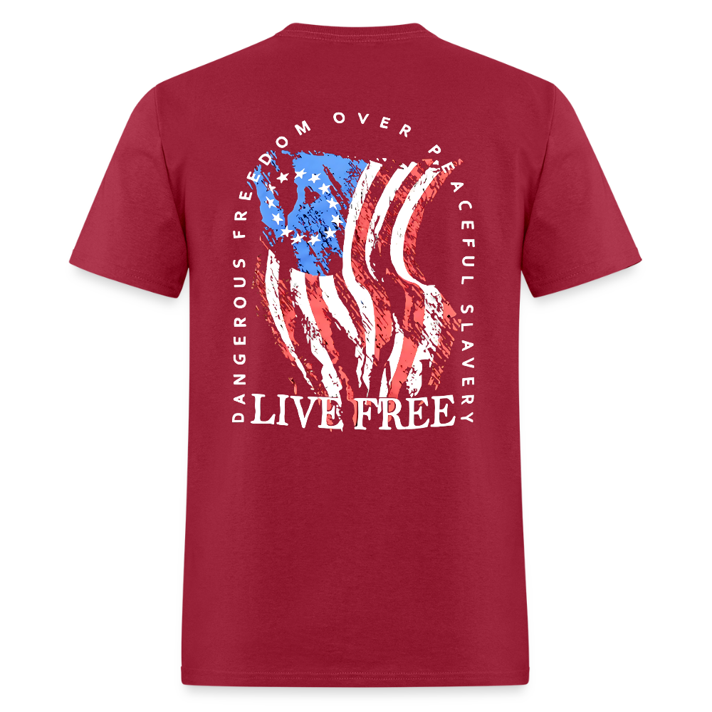 Dangerous Freedom Over Peaceful Slavery Live Free T Shirt Hoodie, Sweatshirt | CiraTrend.com (Image 3)