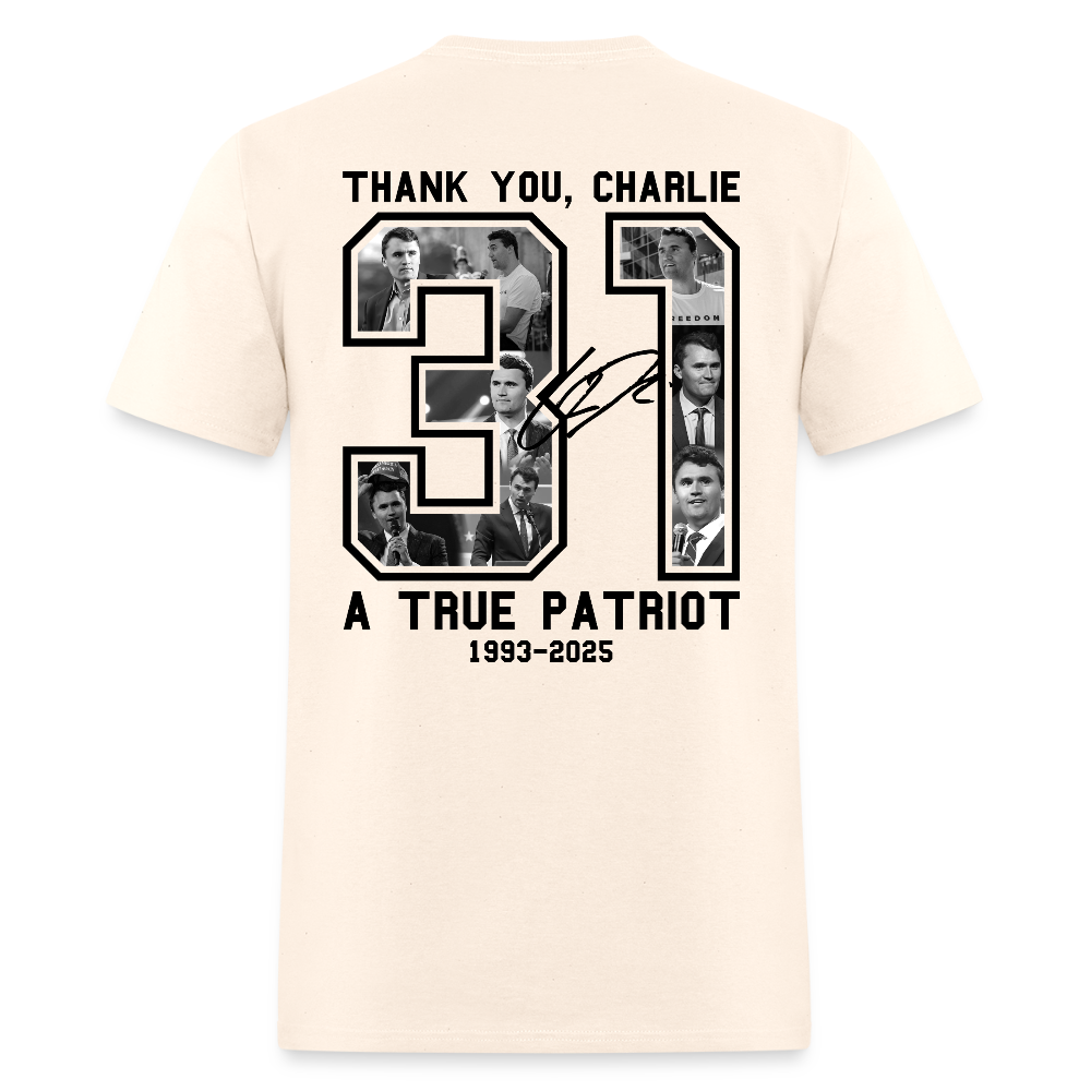 RIP Thank You Charlie Kirk Freedom 31 A True Patriot T Shirt Hoodie, Sweatshirt | CiraTrend.com (Image 4)