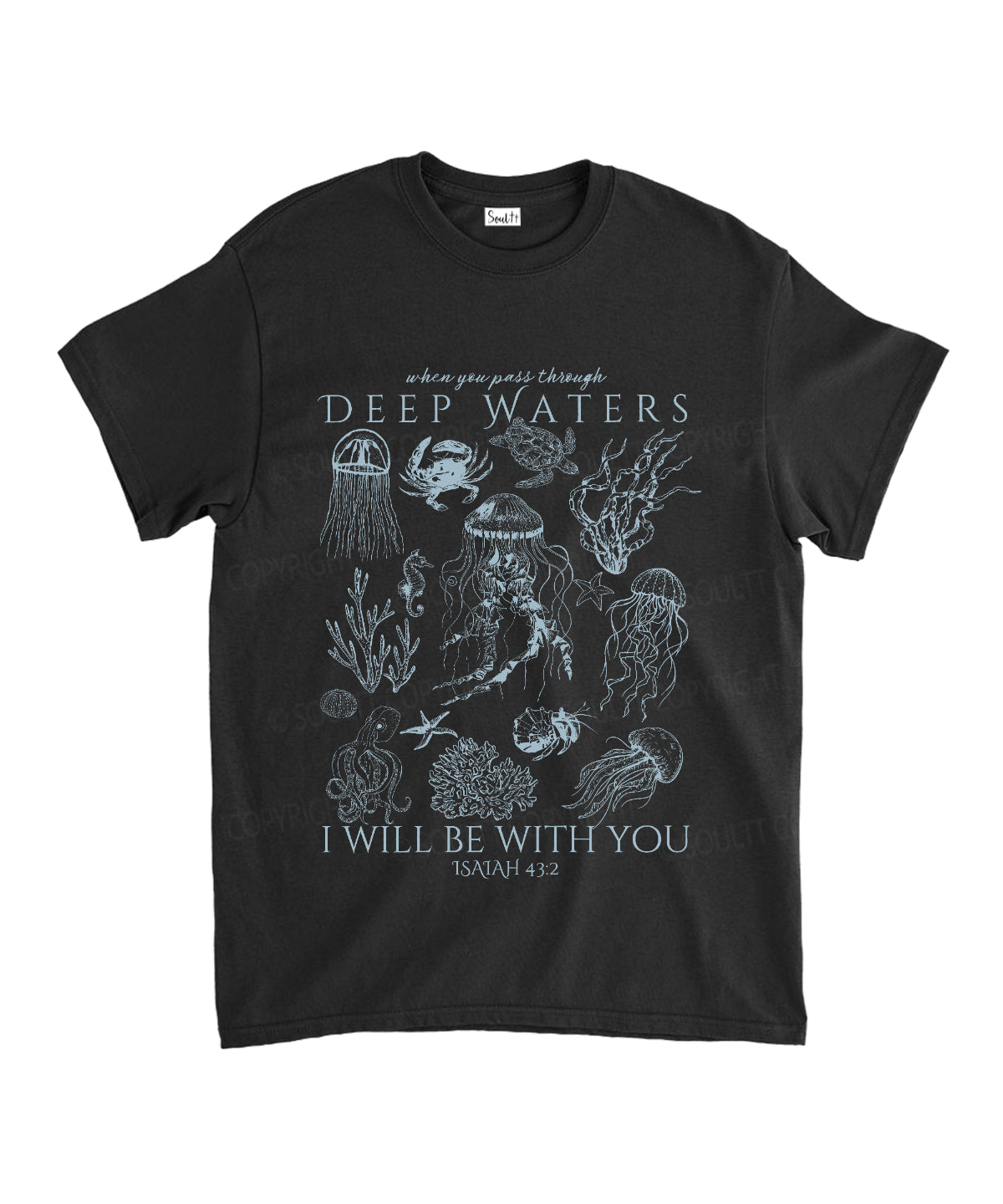 I Will Be With You Unisex Cotton Christian T-Shirt Style004 Hoodie, Sweatshirt | CiraTrend.com (Image 2)