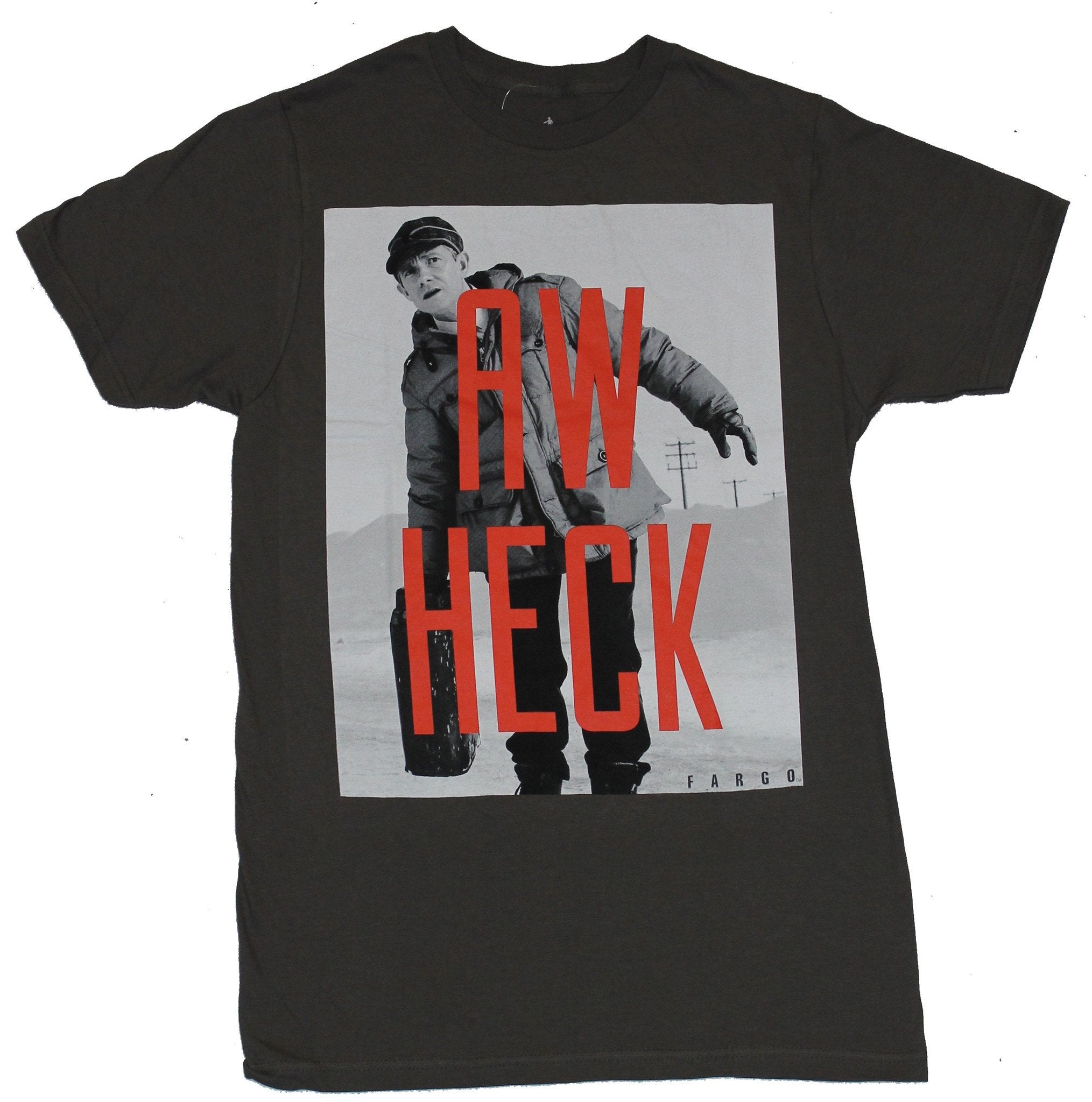 Fargo (TV Show) Mens T-Shirt - Aw Heck  Over Photo of Lester Nygaard Hoodie, Sweatshirt | CiraTrend.com