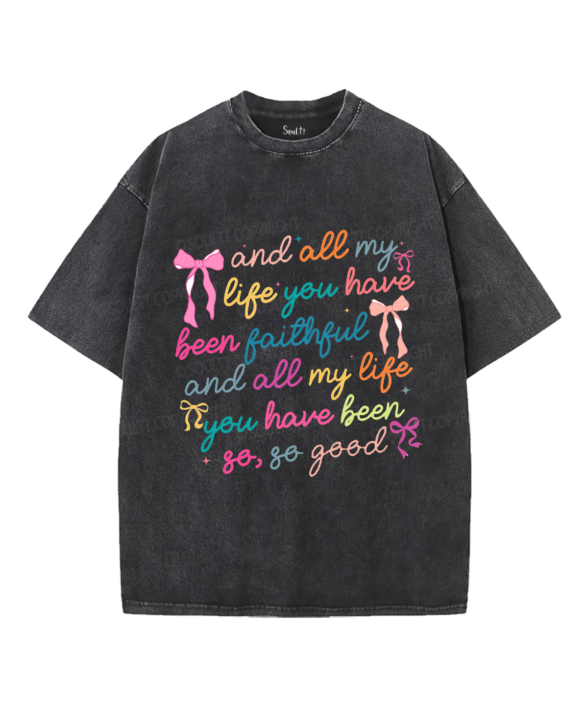 And All My Life Unisex Washed Christian T-shirt Hoodie, Sweatshirt | CiraTrend.com (Image 1)
