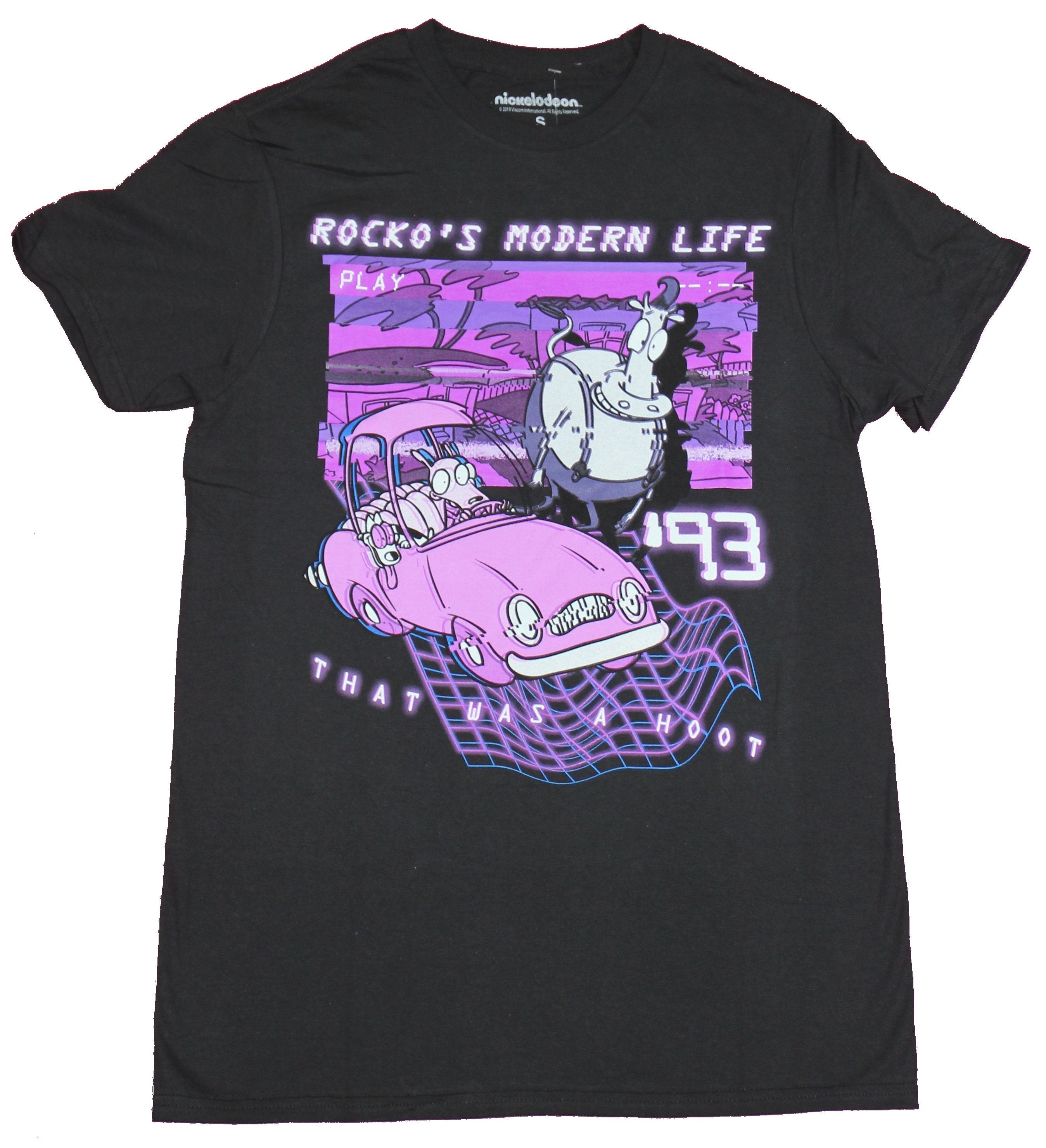 Rocko's Modern Life Mens T-Shirt - 93 Purple Playback That was a Hoot Hoodie, Sweatshirt | CiraTrend.com