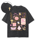 No Fear Double Sided Unisex Washed Christian T-shirt Hoodie, Sweatshirt | CiraTrend.com (Image 1)