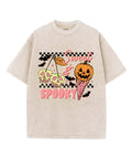 Sweet and Spooky Unisex Washed Christian T-shirt Hoodie, Sweatshirt | CiraTrend.com (Image 1)