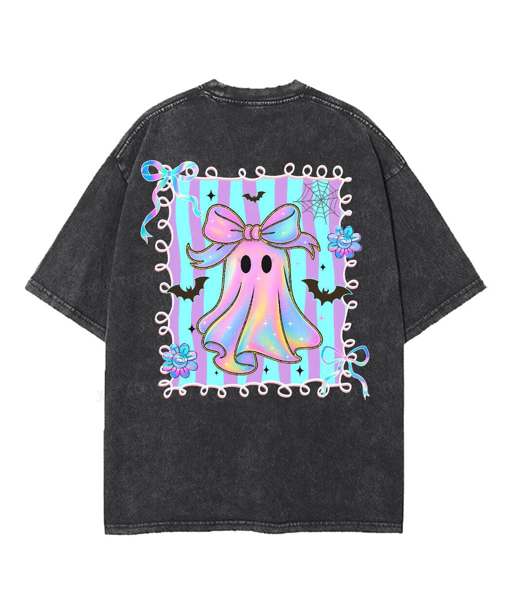 The Only Ghost Is Holy Ghost Double Sided Unisex Washed Christian T-shirt Hoodie, Sweatshirt | CiraTrend.com (Image 5)